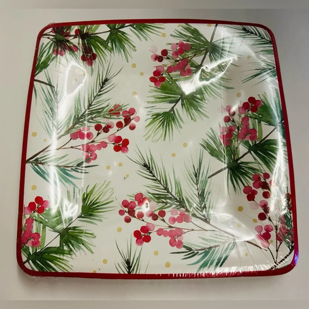 New Lady Jayne 136 Pieces Christmas Plates Napkins Guest Towels Cambodia 5 Piece